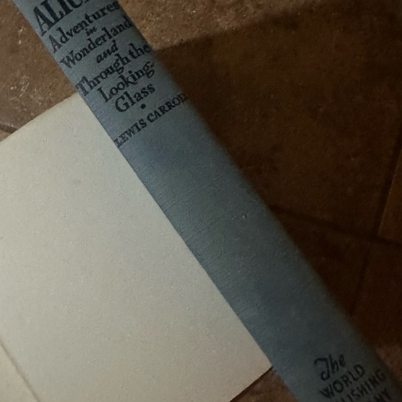 Alice in Wonderland & Through the Looking Glass vintage hardcover & dust jacket - Picture 4 of 8